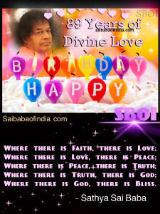 Sri Sathya Sai Baba Birthday 