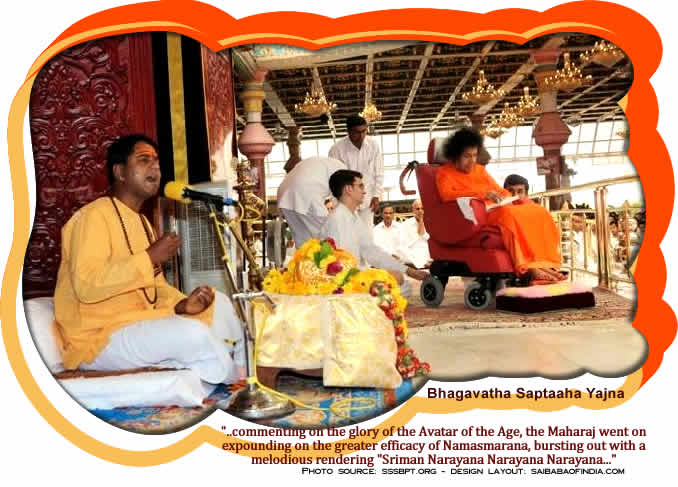 Bhagavatha Saptaaha Yajnam - Prasanthi Nilayam - Sri Sathya Sai Baba's ashram