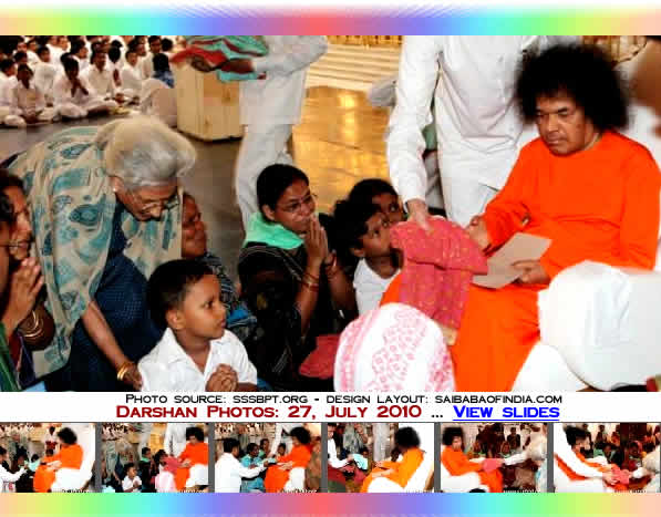 s Bhagawan sat on, it appeared that His attention was 'riveted' on a special group of men and women in 'green scarves'. This fortunate lot was from Orissa, belonging to the 'Orissa Flood Rehabilitation Housing Project' sponsored by Sri Sathya Sai Central Trust.