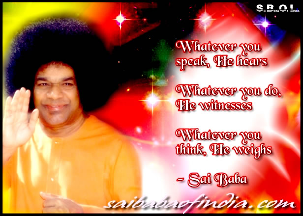 sathya Sai Baba Quotes with Pictures