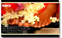 Lotus Feet of Bhagawan Sri Sathya Sai Baba - Large Size