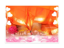 Lotus-feet-swami-bhagawan-avatar-sri-sathya-sai-baba-rose-flower