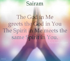 Sairam - Sai Ram - God in Me and God in You
