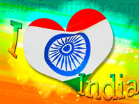Indian Flag Motive - Independence greeting cards - "15th August"