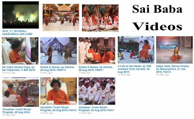 Latest Darshan Videos and Programs in Prasanthi Nilayam