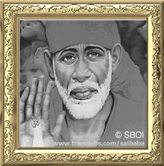Shirdi Sai Baba picture with blinking eyes & showering grace from His hand