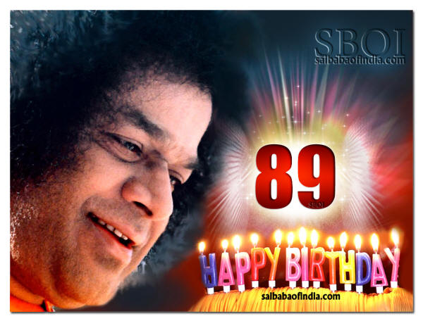 Sri Sathya Sai Baba's 89th Birthday