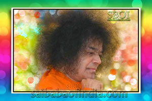 Sri Sathya Sai Baba - Pensive 
