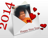 Sri Sathya Sai Baba - New Year Greeting cards & Wallpapers & New Year Updates